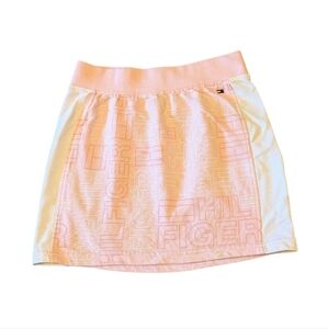 Tommy Hilfiger Pink and White Logo‎ Skirt